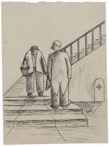 OTTONE ROSAI : Sei disegni per Il Bargello  - Asta PARADE V - Arte Contemporanea - Associazione Nazionale - Case d'Asta italiane