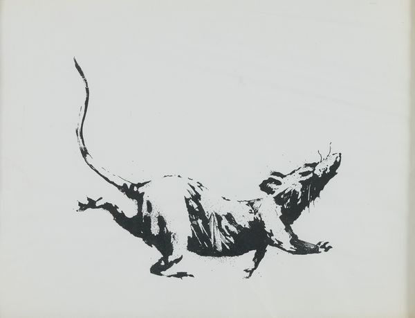 Banksy : Mouse  - Asta Asta di Arte Moderna e Contemporanea - Associazione Nazionale - Case d'Asta italiane