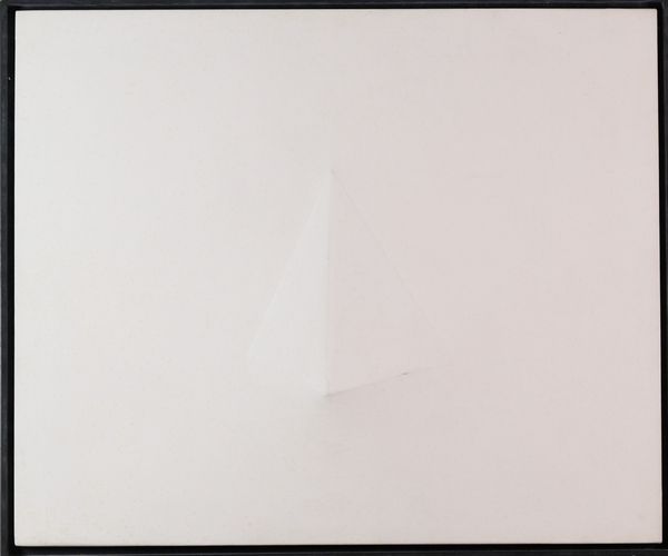 Turi Simeti : Piramide bianca  - Asta Asta di Arte Moderna e Contemporanea - Associazione Nazionale - Case d'Asta italiane