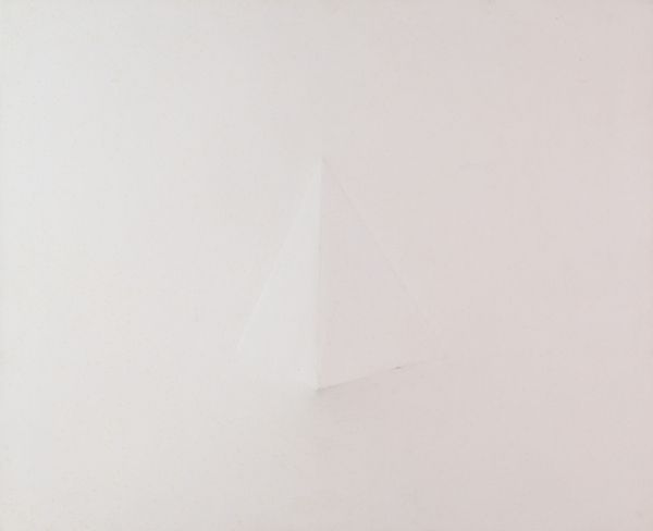 Turi Simeti : Piramide bianca  - Asta Asta di Arte Moderna e Contemporanea - Associazione Nazionale - Case d'Asta italiane