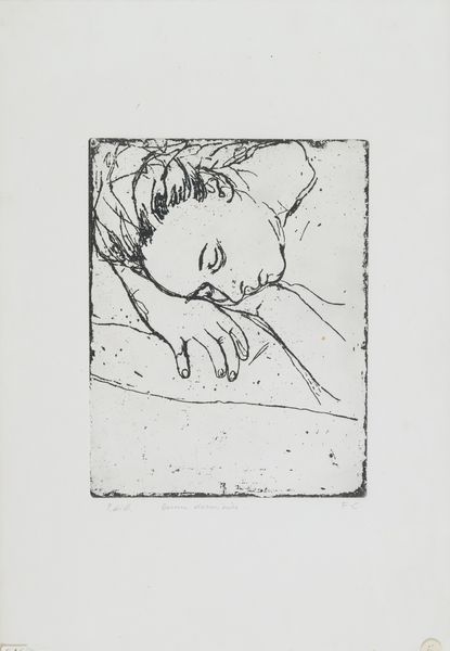 Felice Casorati : Donna dormiente  - Asta Asta di Arte Moderna e Contemporanea - Associazione Nazionale - Case d'Asta italiane