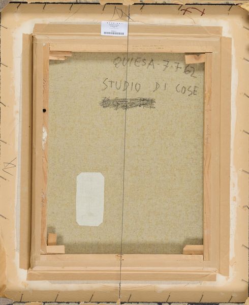 Gianfranco Ferroni : Studio di cose  - Asta Asta di Arte Moderna e Contemporanea - Associazione Nazionale - Case d'Asta italiane