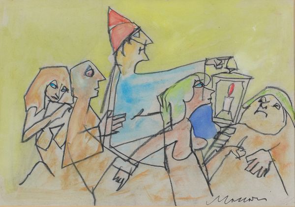 MINO MACCARI : Senza titolo  - Asta Asta di Arte Moderna e Contemporanea - Associazione Nazionale - Case d'Asta italiane