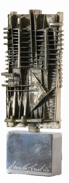Arnaldo Pomodoro : Stele per Finsider  - Asta Asta di Arte Moderna e Contemporanea - Associazione Nazionale - Case d'Asta italiane