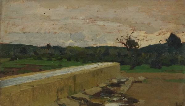 Luigi Gioli : Abbeveratoio  - Asta Asta di Arte Moderna e Contemporanea - Associazione Nazionale - Case d'Asta italiane