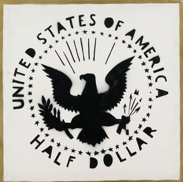 FRANCO ANGELI : Half Dollar (Antipittura)  - Asta Asta di Arte Moderna e Contemporanea - Associazione Nazionale - Case d'Asta italiane