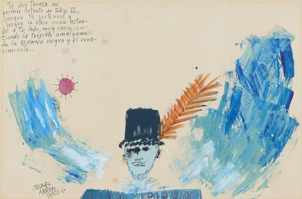 Eduardo Arroyo : Senza titolo  - Asta Asta di Arte Moderna e Contemporanea - Associazione Nazionale - Case d'Asta italiane