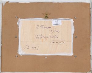 UMBERTO MARIANI : La forma celata  - Asta Asta di Arte Moderna e Contemporanea - Associazione Nazionale - Case d'Asta italiane