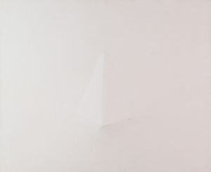 Turi Simeti : Piramide bianca  - Asta Asta di Arte Moderna e Contemporanea - Associazione Nazionale - Case d'Asta italiane