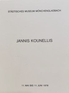 Jannis Kounellis : Senza titolo  - Asta Asta di Arte Moderna e Contemporanea - Associazione Nazionale - Case d'Asta italiane