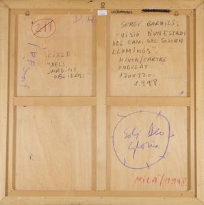 Sergi Barnils : Visiò d'un estadi del camin del sojorn  - Asta Asta di Arte Moderna e Contemporanea - Associazione Nazionale - Case d'Asta italiane