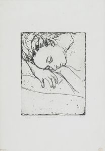 Felice Casorati - Donna dormiente