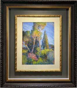 Giacomo Balla - Paesaggio di Villa Borghese