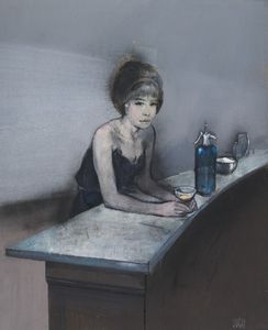 Alberto Sughi - Figura femminile