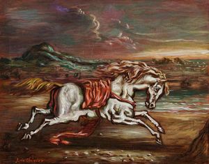 Giorgio de Chirico - Cavallo Fuggente