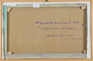Umberto Buscioni : Motocicletta nell'erba  - Asta Asta di Arte Moderna e Contemporanea - Associazione Nazionale - Case d'Asta italiane