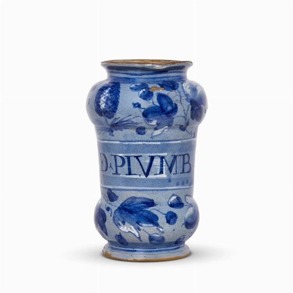 ALBARELLO, VENEZIA, ULTIMO QUARTO SECOLO XVI  - Asta UNA COLLEZIONE DI VASI DA FARMACIA IN MAIOLICA - Associazione Nazionale - Case d'Asta italiane