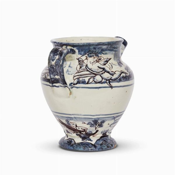 VERSATOIO, SAVONA O ALBISOLA, SECONDA MET&Agrave; SECOLO XVII  - Asta UNA COLLEZIONE DI VASI DA FARMACIA IN MAIOLICA - Associazione Nazionale - Case d'Asta italiane