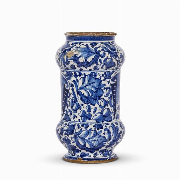 ALBARELLO, ROMA, FINE SECOLO XVI  - Asta UNA COLLEZIONE DI VASI DA FARMACIA IN MAIOLICA - Associazione Nazionale - Case d'Asta italiane