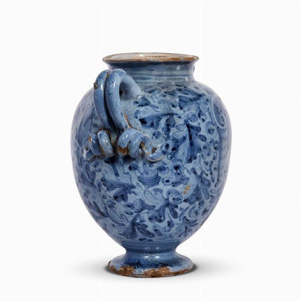 VERSATOIO, ROMA, FINE SECOLO XVI - INIZIO SECOLO XVII  - Asta UNA COLLEZIONE DI VASI DA FARMACIA IN MAIOLICA - Associazione Nazionale - Case d'Asta italiane