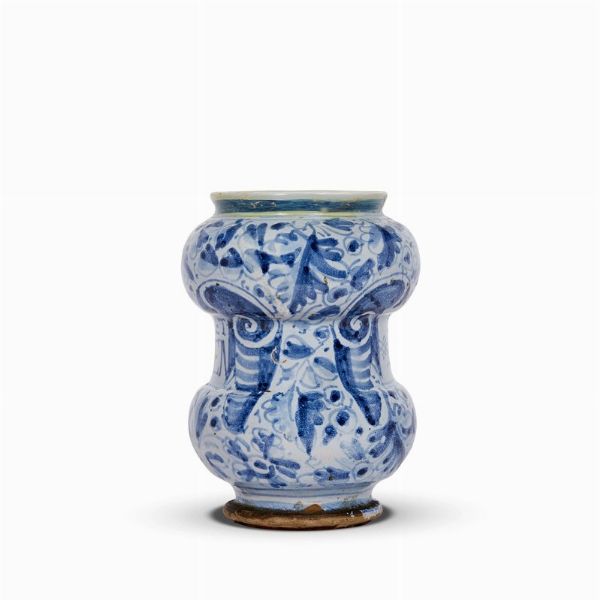 ALBARELLO, ROMA, INIZI SECOLO XVII  - Asta UNA COLLEZIONE DI VASI DA FARMACIA IN MAIOLICA - Associazione Nazionale - Case d'Asta italiane