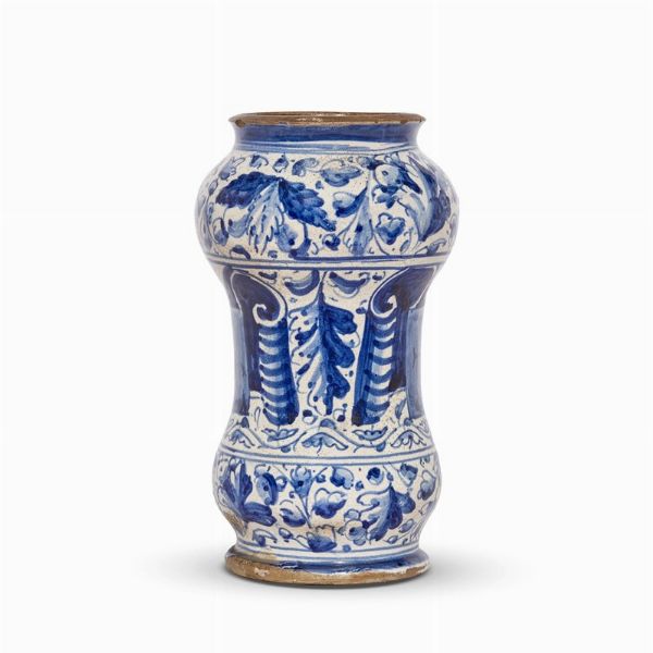 ALBARELLO, ROMA, FINE SECOLO XVII  - Asta UNA COLLEZIONE DI VASI DA FARMACIA IN MAIOLICA - Associazione Nazionale - Case d'Asta italiane