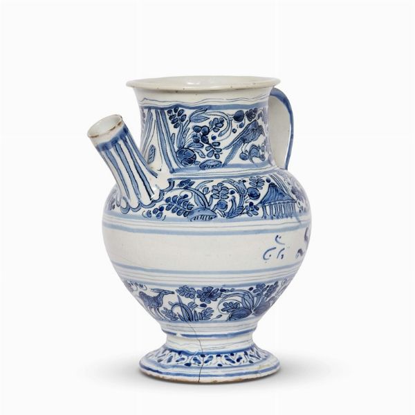 VERSATOIO, SAVONA O ALBISOLA, SECONDA MET&Agrave; SECOLO XVII  - Asta UNA COLLEZIONE DI VASI DA FARMACIA IN MAIOLICA - Associazione Nazionale - Case d'Asta italiane