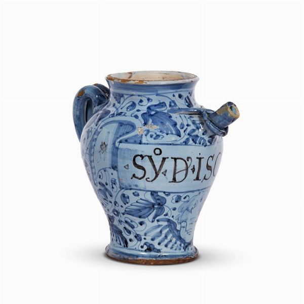 VERSATOIO, ROMA, 1603  - Asta UNA COLLEZIONE DI VASI DA FARMACIA IN MAIOLICA - Associazione Nazionale - Case d'Asta italiane