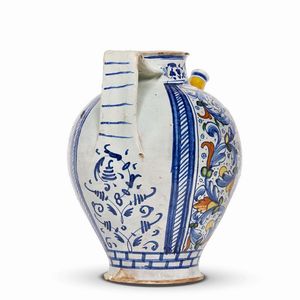 VERSATOIO, ITALIA CENTRALE, METÀ SECOLO XVI  - Asta UNA COLLEZIONE DI VASI DA FARMACIA IN MAIOLICA - Associazione Nazionale - Case d'Asta italiane