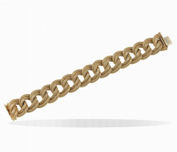 Bracciale a maglia intrecciata  - Asta Vintage Jewellery - Associazione Nazionale - Case d'Asta italiane