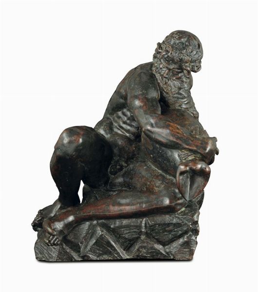 Dio Fiume in bronzo fuso e cesellato. Pietro Tacca (1577-1640)  - Asta Scultura e Oggetti d'Arte - Associazione Nazionale - Case d'Asta italiane
