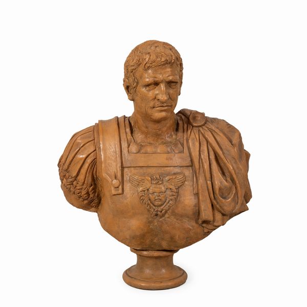 Busto ritratto in terracotta  - Asta Arredi, Sculture, Dipinti Antichi e del XIX Secolo - Associazione Nazionale - Case d'Asta italiane