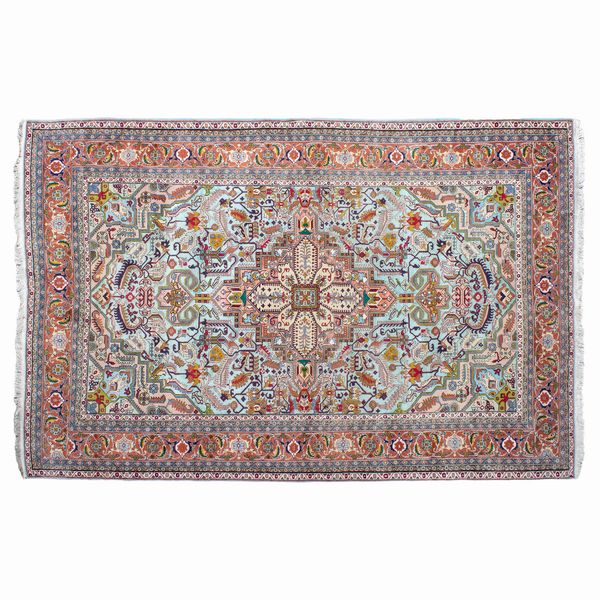 Tappeto Isfahan  - Asta Arredi, Sculture, Dipinti Antichi e del XIX Secolo - Associazione Nazionale - Case d'Asta italiane