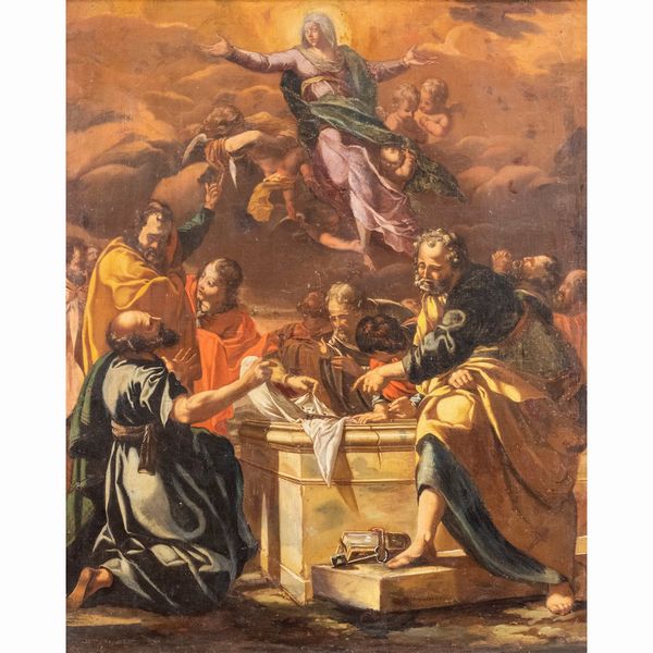 Scuola romana  - Asta Arredi, Sculture, Dipinti Antichi e del XIX Secolo - Associazione Nazionale - Case d'Asta italiane