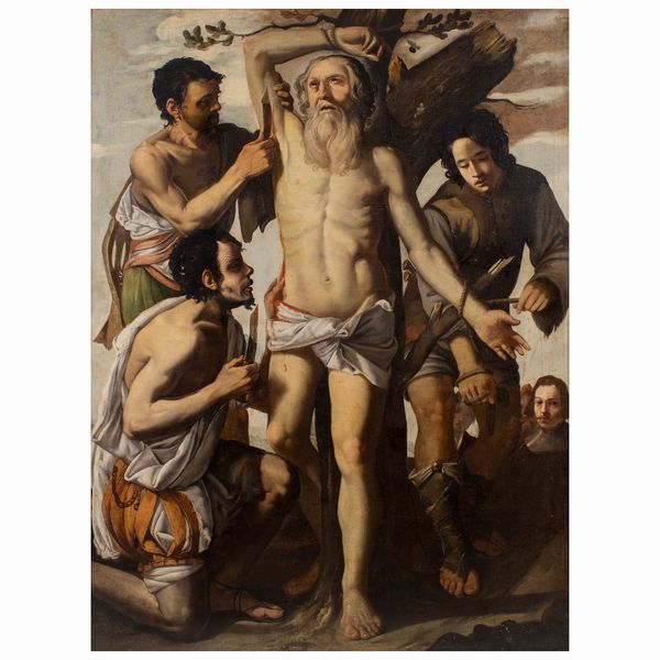 Scuola napoletana  - Asta Arredi, Sculture, Dipinti Antichi e del XIX Secolo - Associazione Nazionale - Case d'Asta italiane