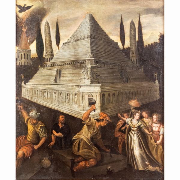 Scuola veneta  - Asta Arredi, Sculture, Dipinti Antichi e del XIX Secolo - Associazione Nazionale - Case d'Asta italiane