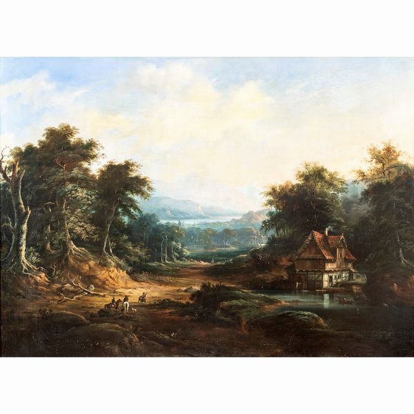 Pittore nord europeo  - Asta Arredi, Sculture, Dipinti Antichi e del XIX Secolo - Associazione Nazionale - Case d'Asta italiane