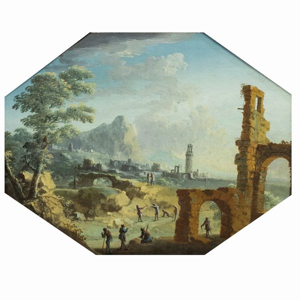 Scuola Romana  - Asta Arredi, Sculture, Dipinti Antichi e del XIX Secolo - Associazione Nazionale - Case d'Asta italiane