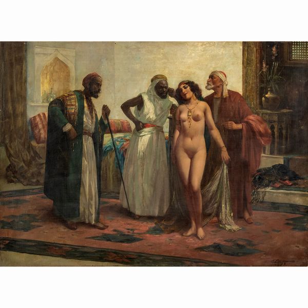 Pittore orientalista  - Asta Arredi, Sculture, Dipinti Antichi e del XIX Secolo - Associazione Nazionale - Case d'Asta italiane