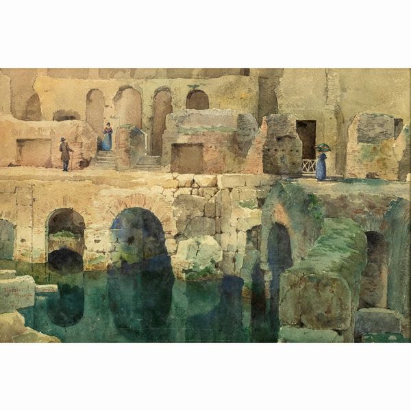 Ettore Roesler Franz  - Asta Arredi, Sculture, Dipinti Antichi e del XIX Secolo - Associazione Nazionale - Case d'Asta italiane