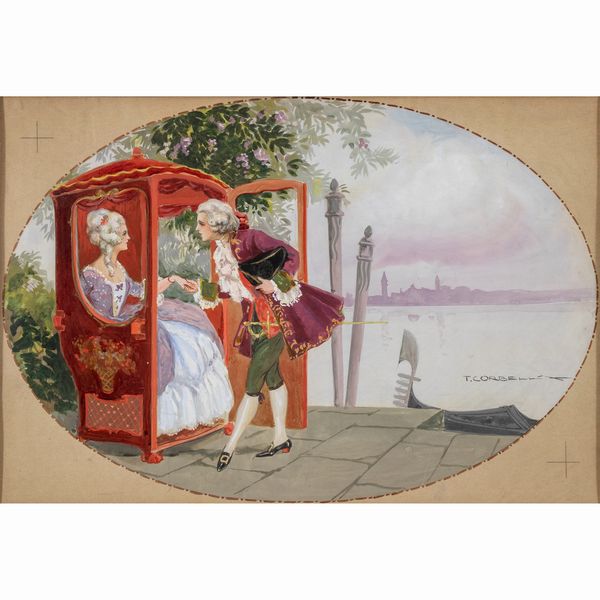 Tito Corbella  - Asta Arredi, Sculture, Dipinti Antichi e del XIX Secolo - Associazione Nazionale - Case d'Asta italiane