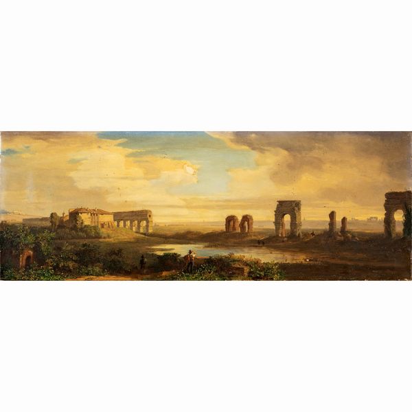 Thomas Dessouslavy, attribuito a  - Asta Arredi, Sculture, Dipinti Antichi e del XIX Secolo - Associazione Nazionale - Case d'Asta italiane