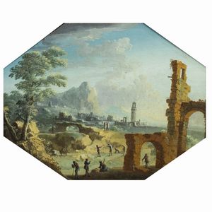 Scuola Romana  - Asta Arredi, Sculture, Dipinti Antichi e del XIX Secolo - Associazione Nazionale - Case d'Asta italiane