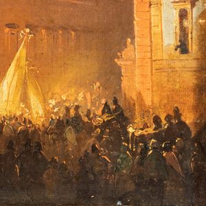 Ippolito Caffi  - Asta Arredi, Sculture, Dipinti Antichi e del XIX Secolo - Associazione Nazionale - Case d'Asta italiane