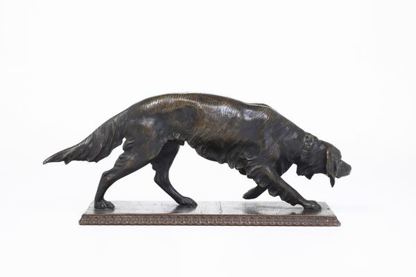 Fonditore del XX secolo Setter  - Asta Scultura XIX-XX secolo - Associazione Nazionale - Case d'Asta italiane