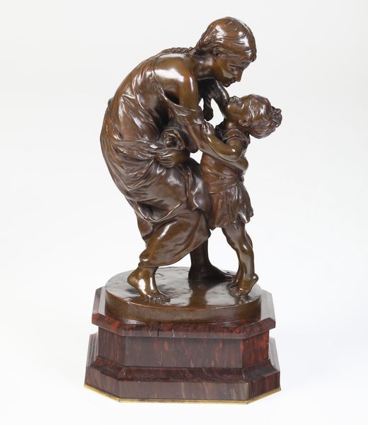 Ernest Barrias (1841-1905) Madre con bambino  - Asta Scultura XIX-XX secolo - Associazione Nazionale - Case d'Asta italiane