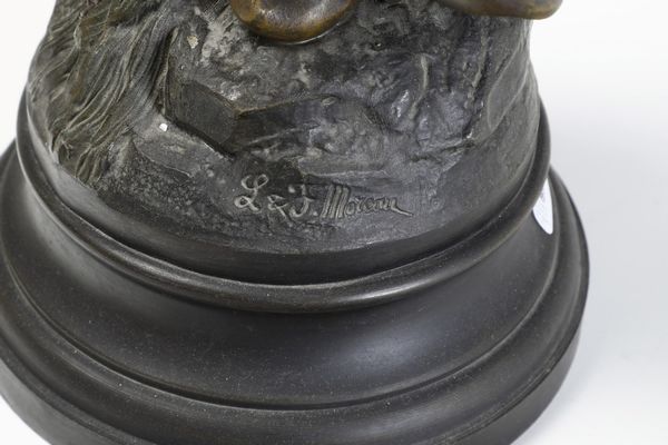 L. & F. Moreau Repos champetre  - Asta Scultura XIX-XX secolo - Associazione Nazionale - Case d'Asta italiane
