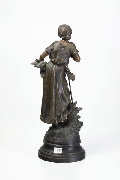 L. & F. Moreau Repos champetre  - Asta Scultura XIX-XX secolo - Associazione Nazionale - Case d'Asta italiane