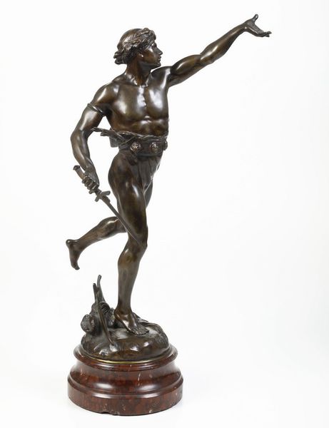 Emile Picault (Parigi 1883-1915) Victoria  - Asta Scultura XIX-XX secolo - Associazione Nazionale - Case d'Asta italiane