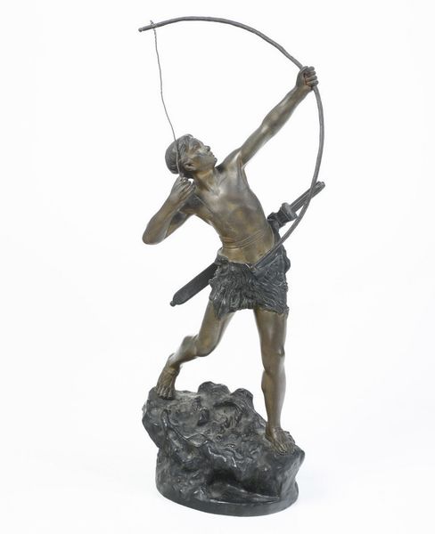 Da modello di Emile Gregoire (1871-1948) L'arcere  - Asta Scultura XIX-XX secolo - Associazione Nazionale - Case d'Asta italiane